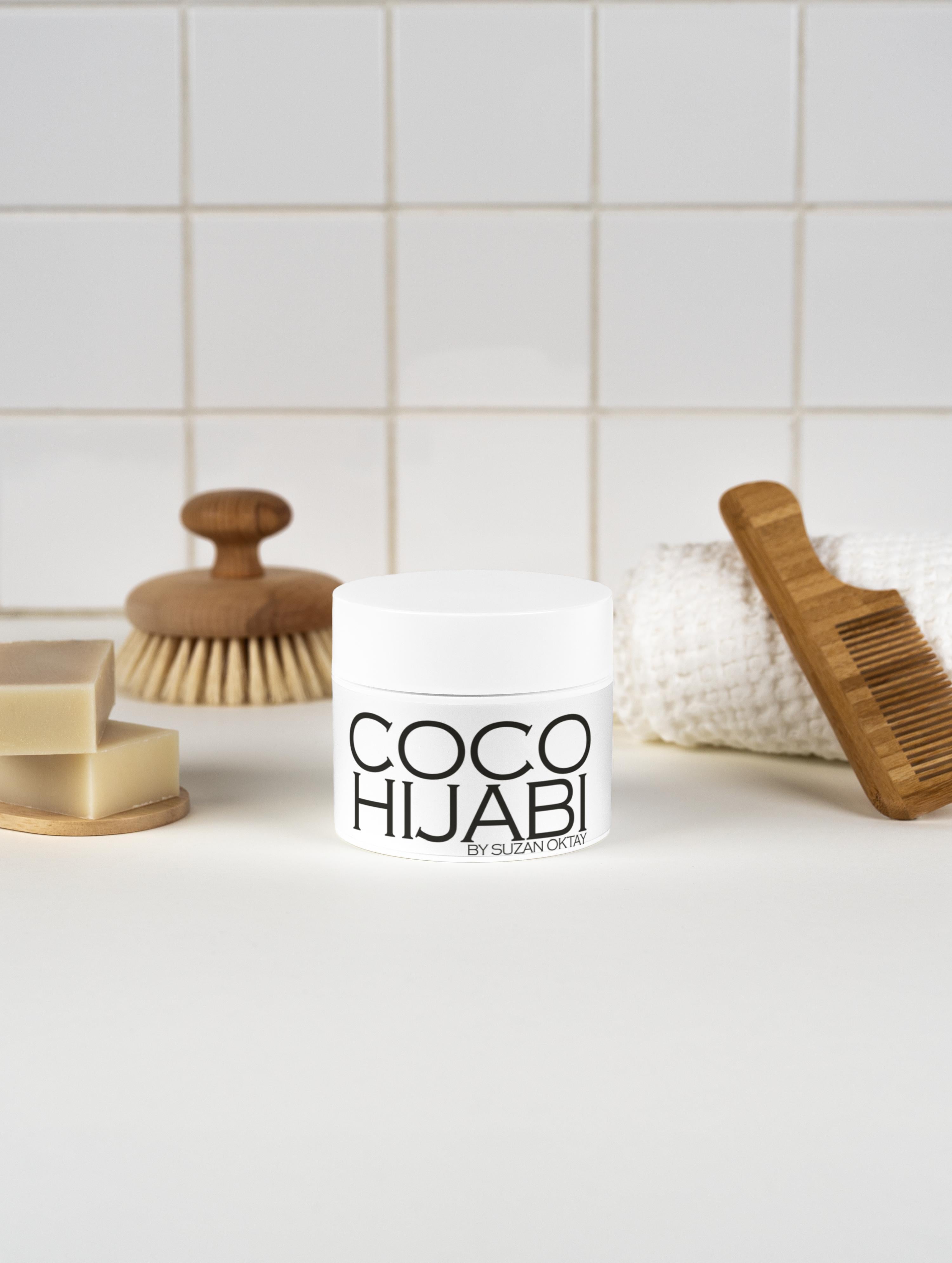 CocoHijabi Deep Cleanse Scalp Scrub, Rosemary & Mint